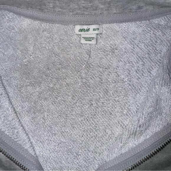 NWOT Aerie Camo soft half zip oversized sweater size small - Picture 7 of 7